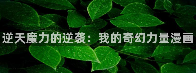 漫蛙免下载：逆天魔力的逆袭：我的奇幻力量漫画